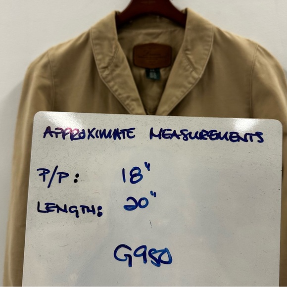 Ralph Lauren Floral Embroidered Tan Jacket Small - Picture 10 of 11